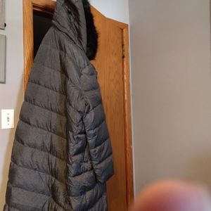 Long, lands end coat